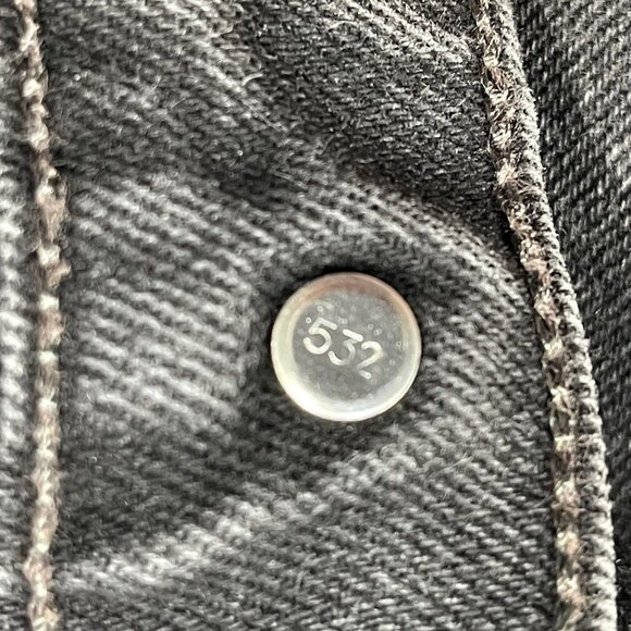 Vintage 1997 Levis 550 Black Denim Relaxed Fit Tapered Leg Womens Jeans 8 Reg L - Picture 4 of 13